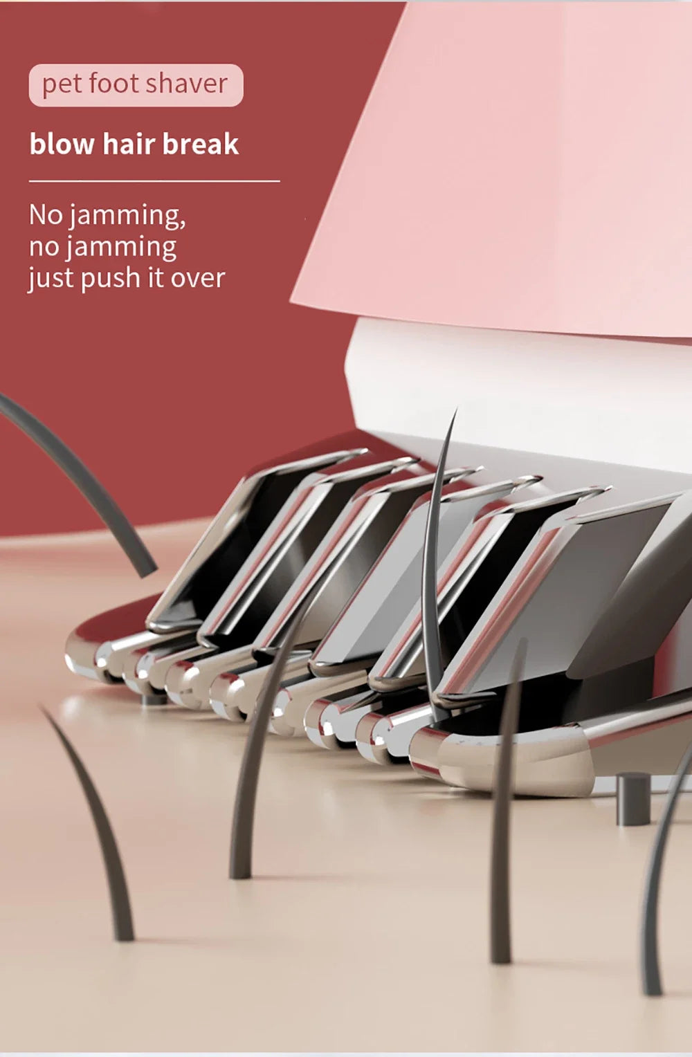 Electric Pet Hair Trimmer – Professional Dog & Cat Grooming Clipper for Paws, Ears, and Face