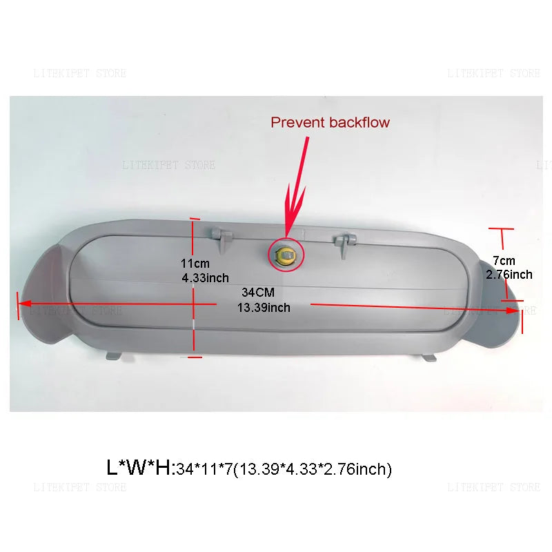Automatic Cat Litter Box Waste Bin with Door