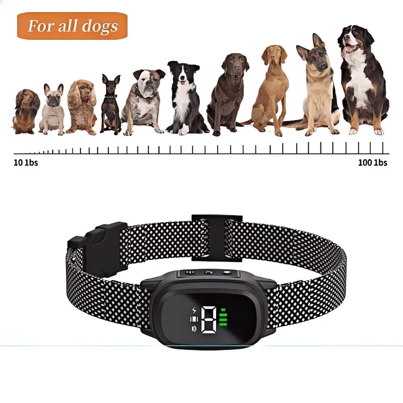 YHLC Automatic Anti-Bark Dog Collar, Rechargeable Electric Training Collar
