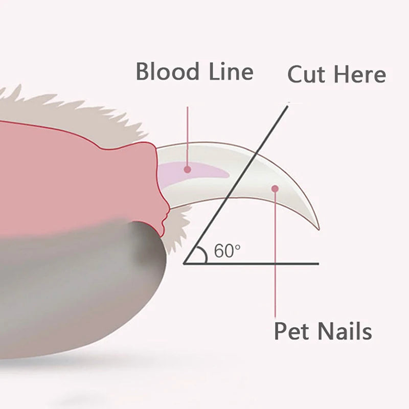 Professional Pet Nail Clippers with LED Light - for Dogs, Cats & Small Animals