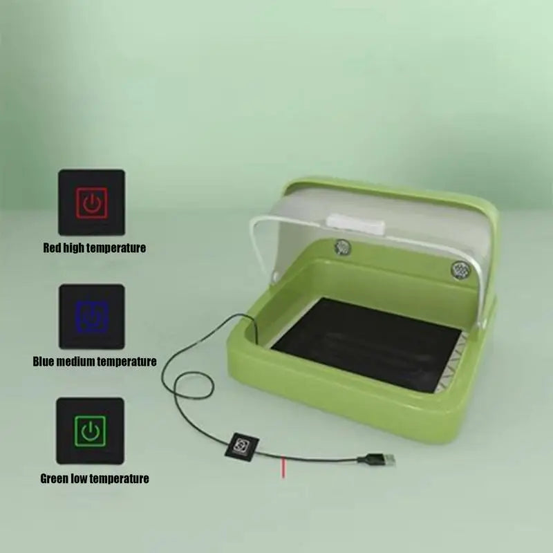 Chicken Brooder Box & Bird Incubator with Adjustable Heating