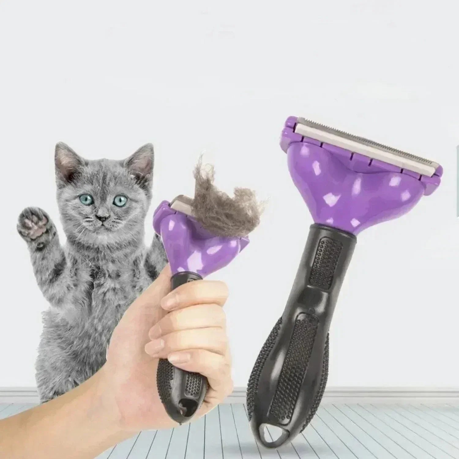 Large Pet Grooming Comb – Hair Remover & Massage Brush for Dogs and Cats