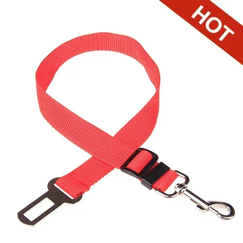 Adjustable Pet Car Seat Belt, Safety Harness Lead Clip for Dogs & Cats