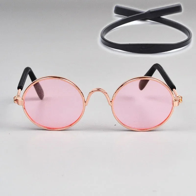 Cute Pet Sunglasses – UV Protection for Small Dogs, Cats & Photo Props