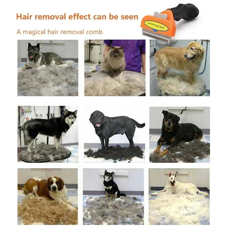 Cat & Dog Shedding and Cleaning Brush