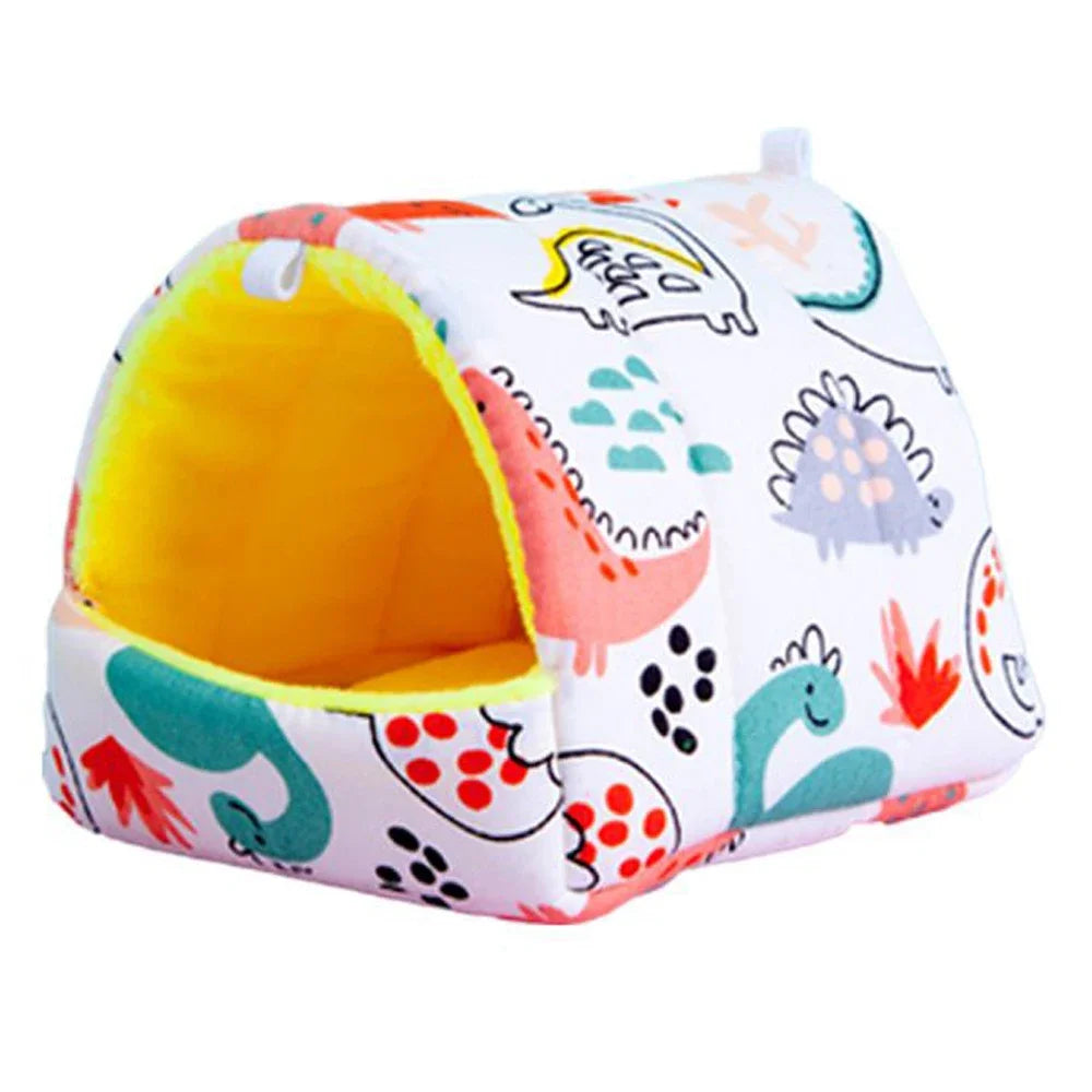 Cartoon Small Pet Sleeping Bed & Warm Nest for Winter