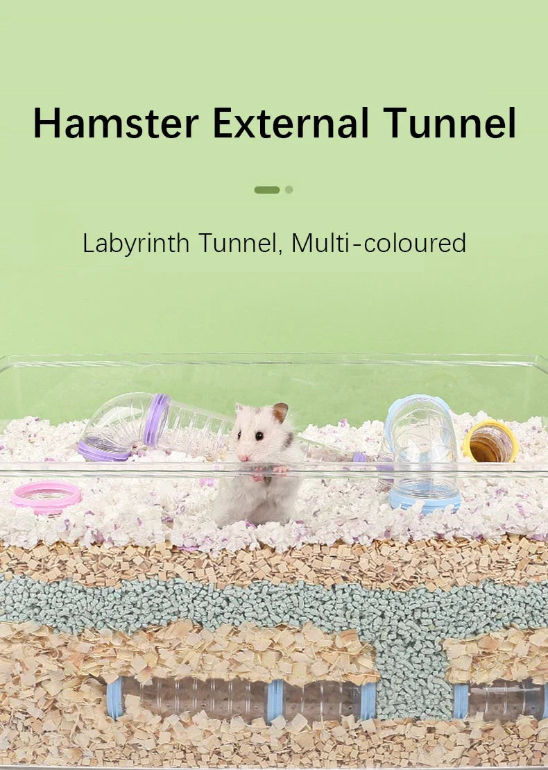 Hamster Cage External Pipelines – Modular Spliceable Movement Tunnels