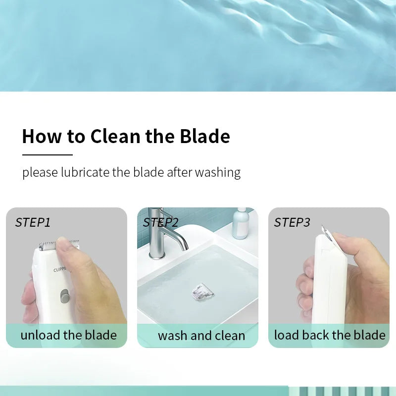 Cordless Rechargeable Pet Hair Trimmer