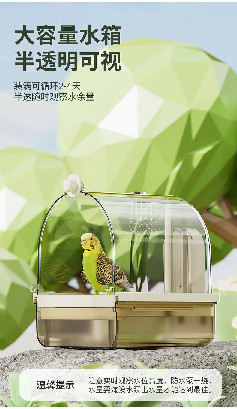 Hanging Bird Bath Box