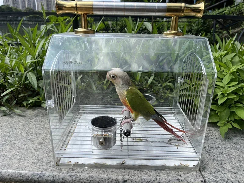 Modern Transparent Acrylic Bird Cage