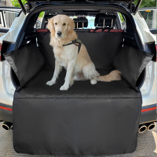 Waterproof 600D Oxford Dog Car Seat Cover & Cargo Liner for SUV, Pet Travel Mat