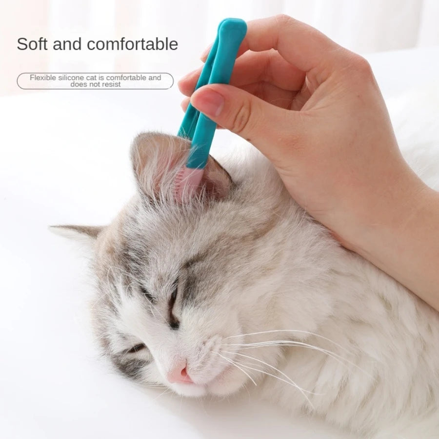 Pet Tear Stain Remover Comb, Grooming Brush for Small Dogs & Cats