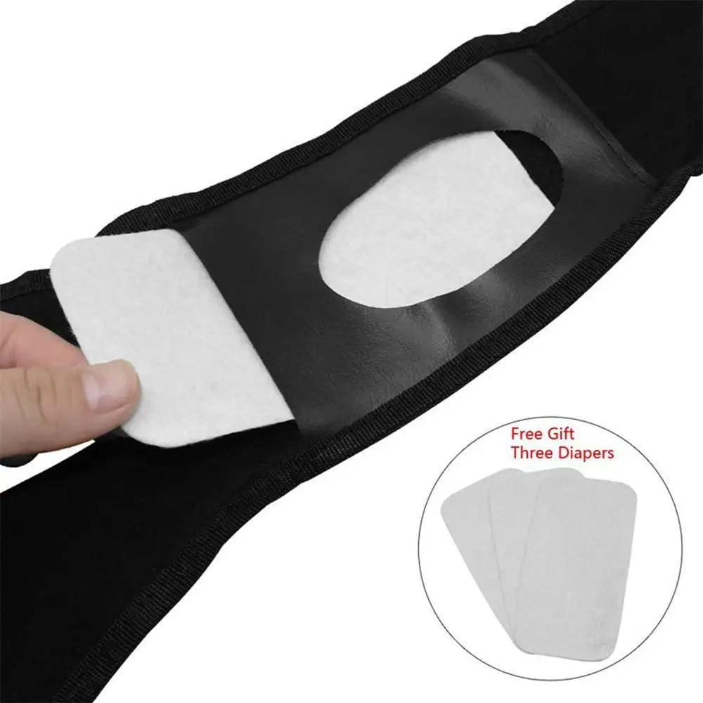 Adjustable Dog Sanitary Pants with 3 Diapers – for Female Dogs