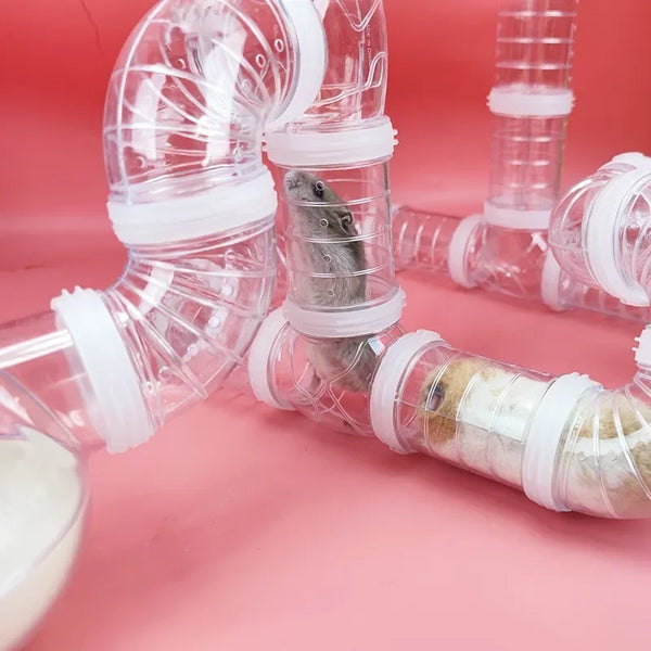 Hamster Cage External Pipelines – Modular Spliceable Movement Tunnels