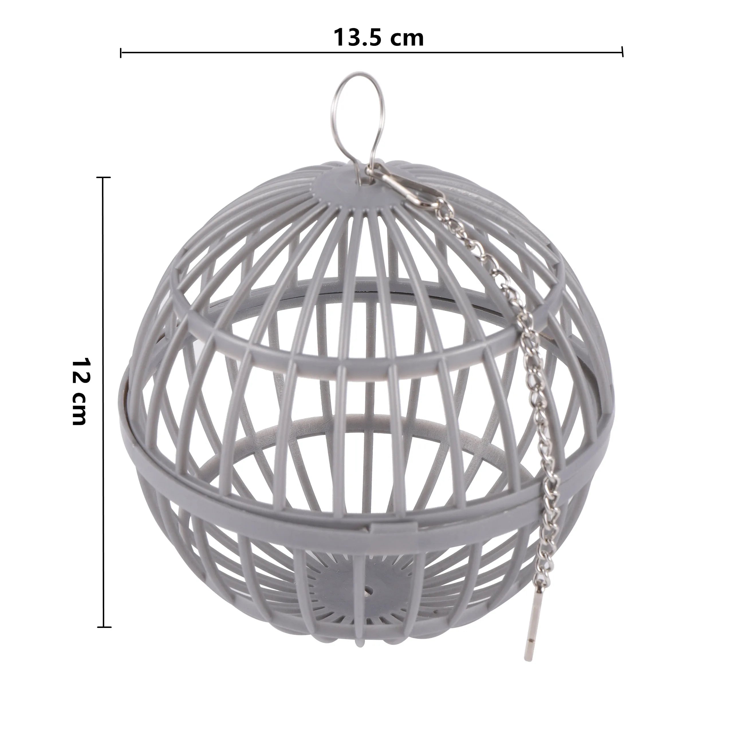 Hanging Parrot Foraging Ball – Stainless Steel