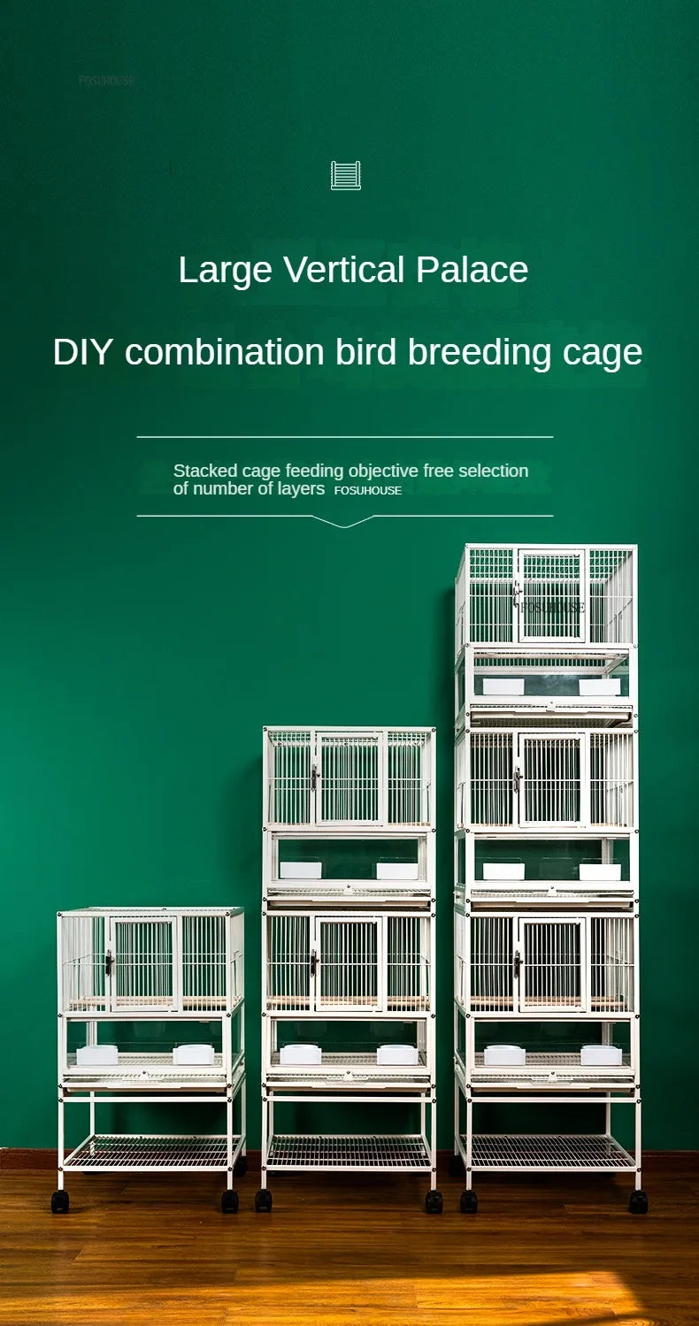 Multi-Layer Stacked Iron Bird Cage