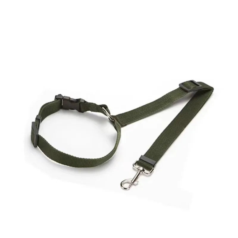Adjustable Dog Car Seat Belt & Leash