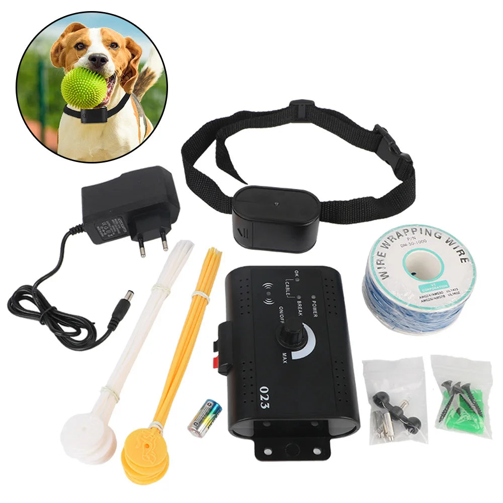 Electronic Pet Fence System with Waterproof Training Collar – Wireless Containment for Dogs
