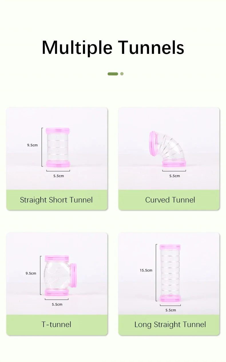 Hamster Cage External Pipelines – Modular Spliceable Movement Tunnels