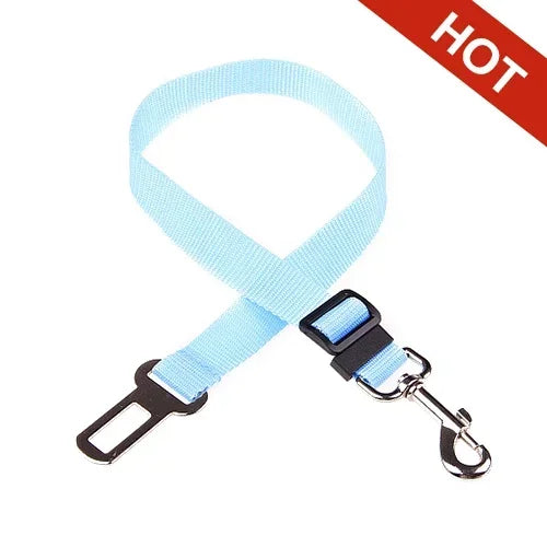 Adjustable Pet Car Seat Belt, Safety Harness Lead Clip for Dogs & Cats