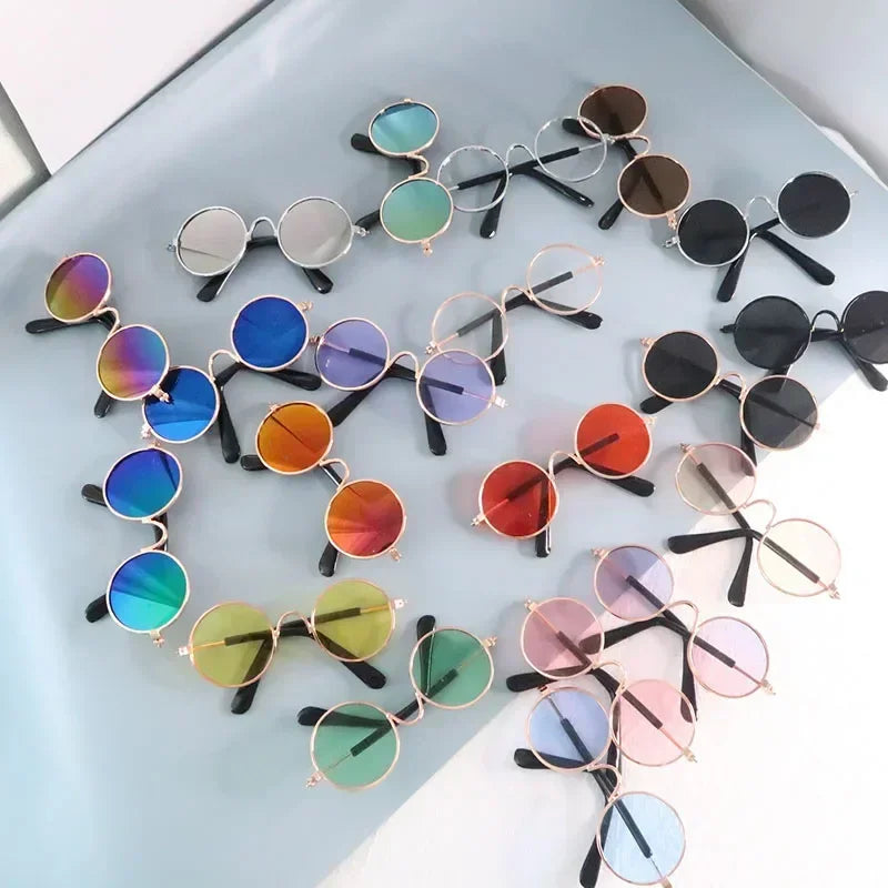 Cute Pet Sunglasses – UV Protection for Small Dogs, Cats & Photo Props