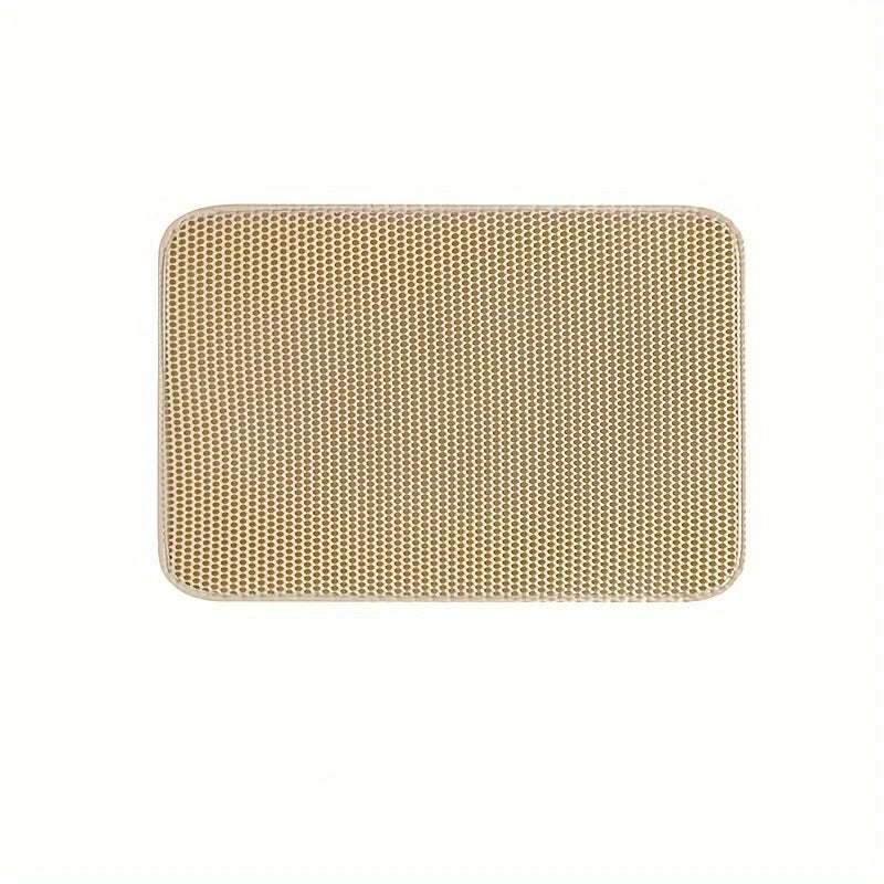 Large Cat Litter Mat with Honeycomb Double-Layer