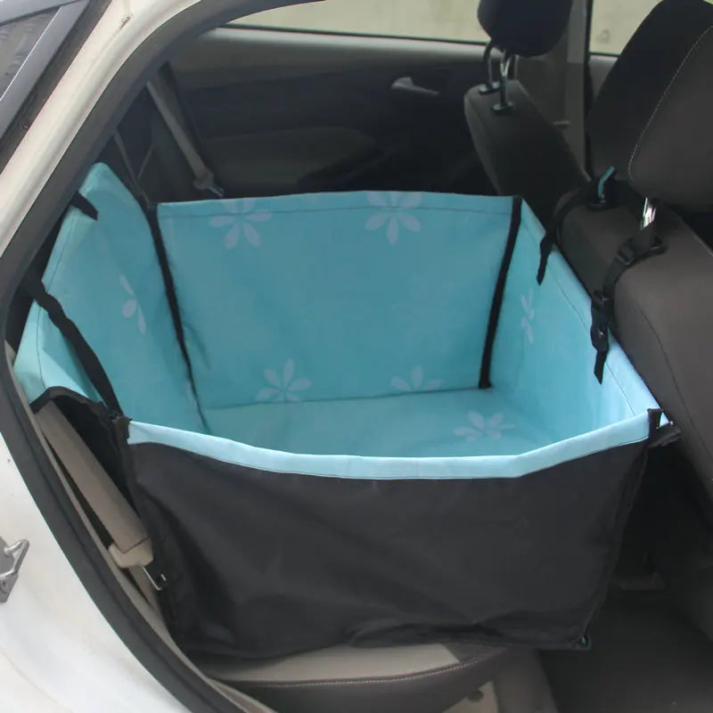 CAWAYI KENNEL Pet Car Seat Cover & Carrier Hammock for Dogs and Cats, Rear Seat Protector Mat