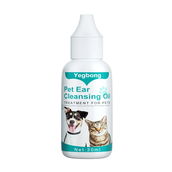 Pet Ear Cleaning Oil – Mite & Tick Remover