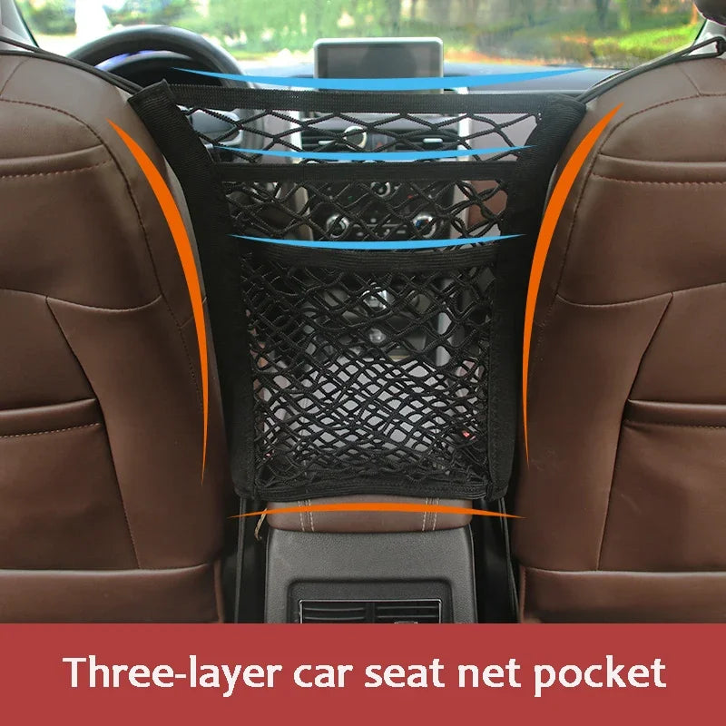 Stretchable Car Storage Net & Pet Barrier