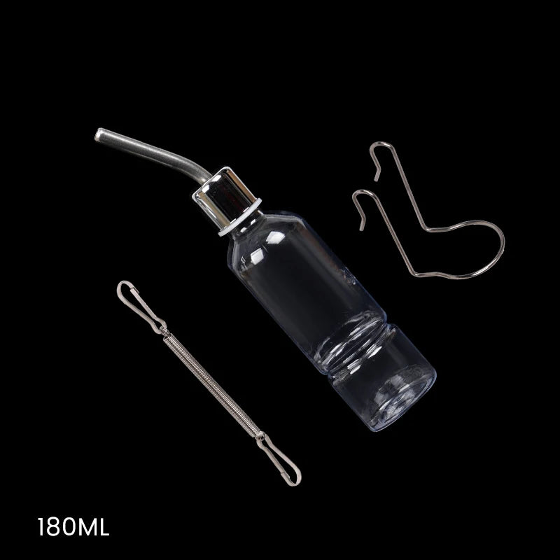 180/350/750ML Small Pet Water Bottle Dispenser for Cages