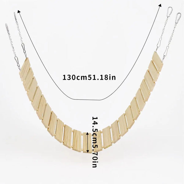 Weatherproof Wooden Chicken Swing & Bird Stand