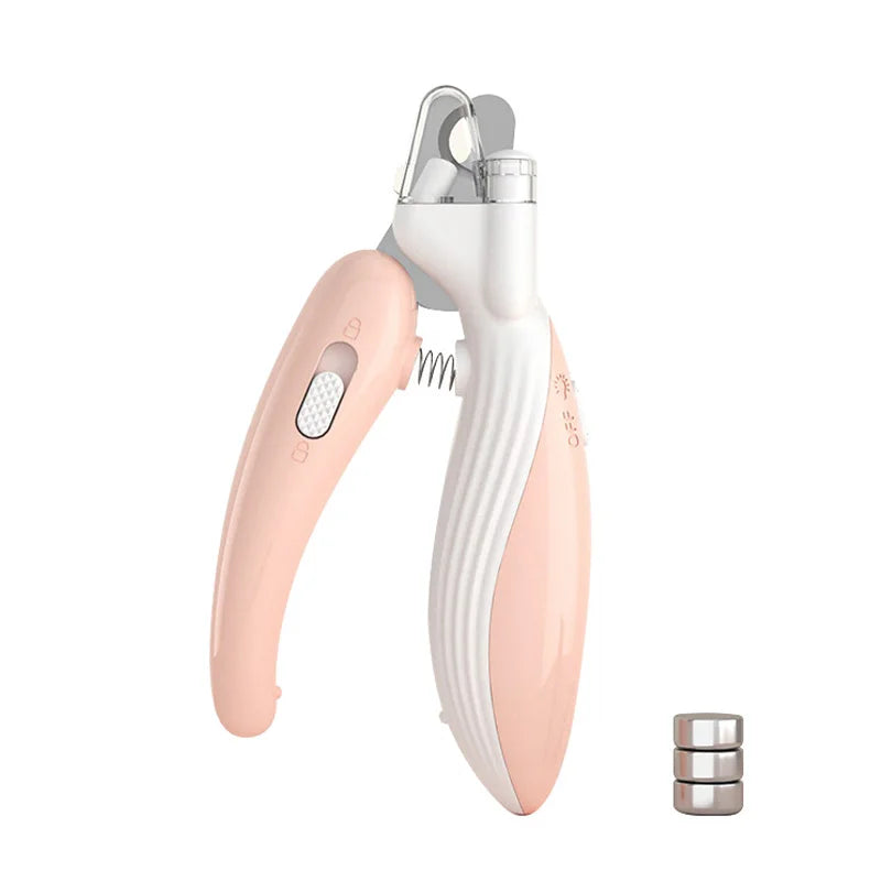 Professional Pet Nail Clippers with LED Light - for Dogs, Cats & Small Animals