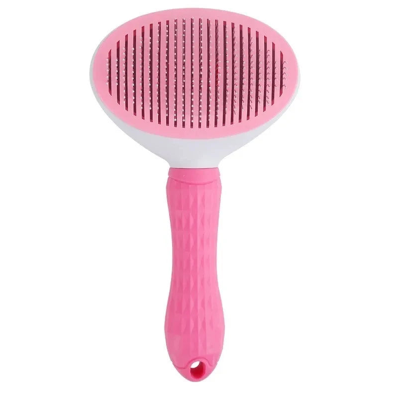 Self-Cleaning Pet Brush – Hair Remover & Grooming Comb for Dogs and Cats