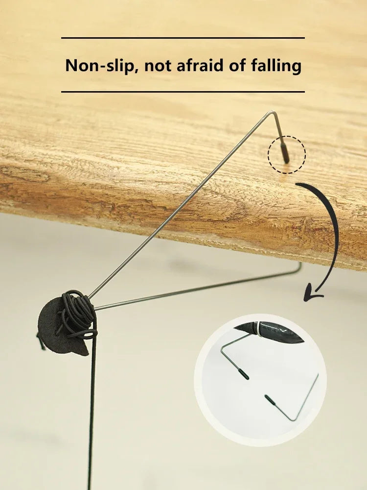 Retractable Hanging Cat Toy with Simulated Mouse, Interactive Door Teaser