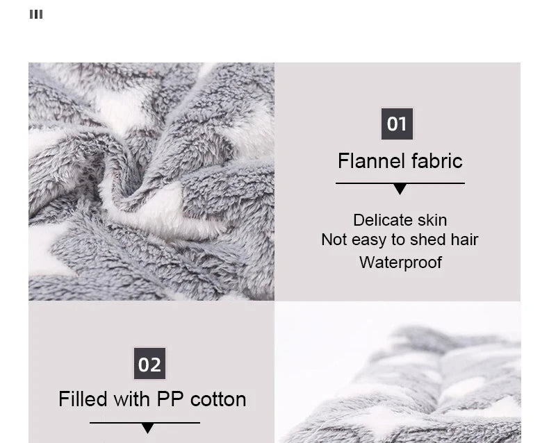 Soft Flannel Pet Sleeping Mat