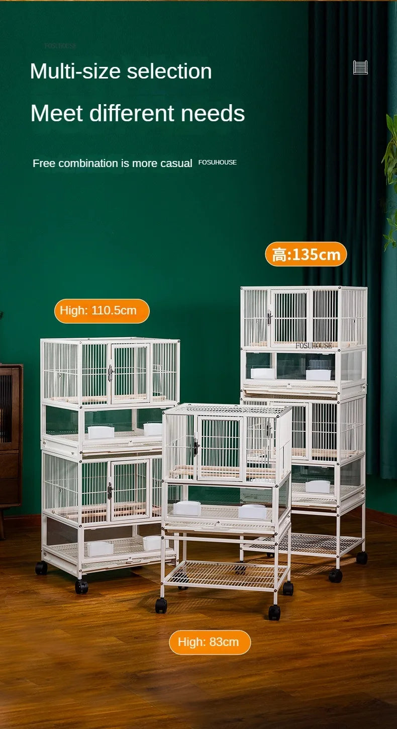 Multi-Layer Stacked Iron Bird Cage