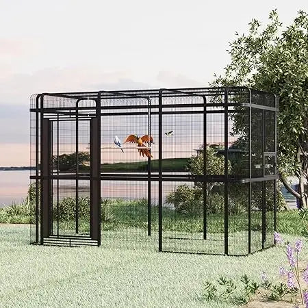Outdoor 10FT Large Walk-In Aviary Bird Cage