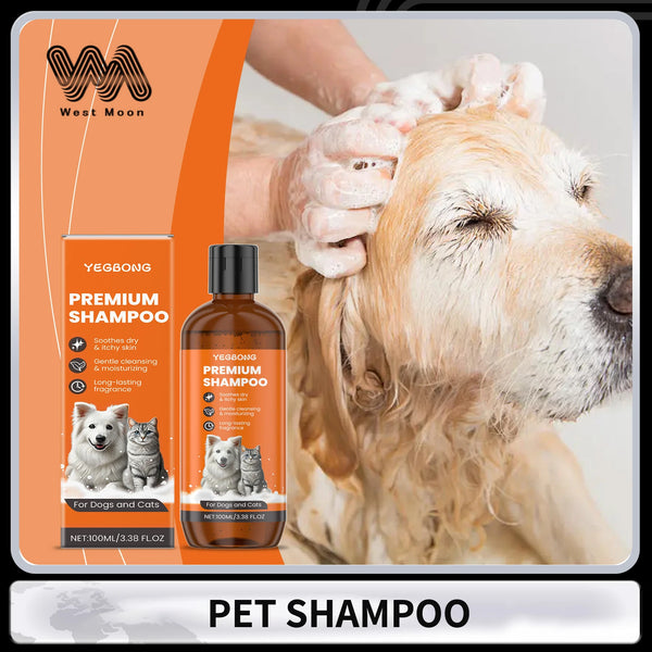 Pet Shampoo for Dogs & Cats – Deep Cleansing, Odor Control, Itch Relief & PH Balance