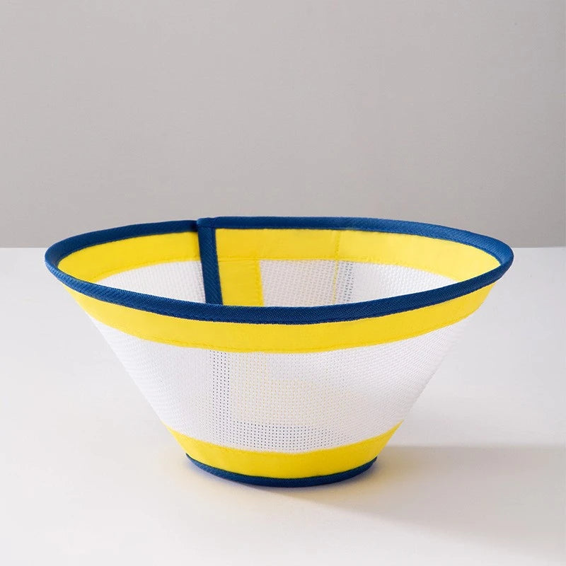 Pet Elizabethan Recovery Collar, Lick & Bite Protection Headgear for Cats and Small Dogs