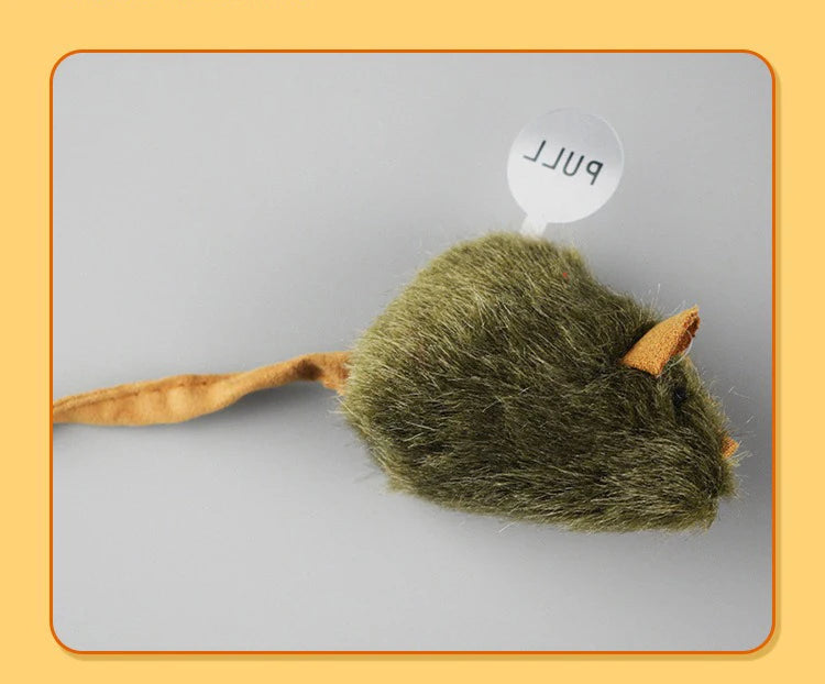 Interactive Chirping Mouse for Kittens to Relieve Boredom