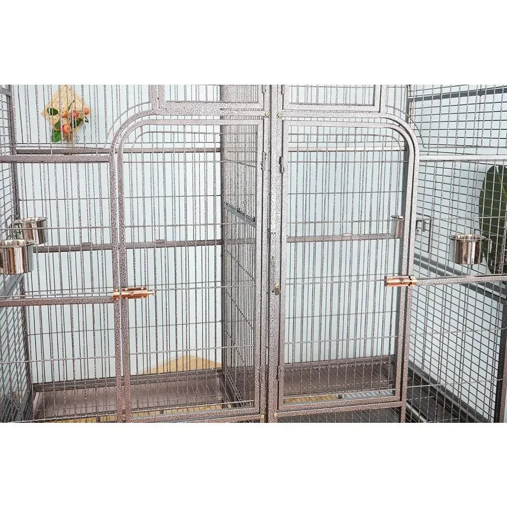 Double Bird Cage with Center Divider