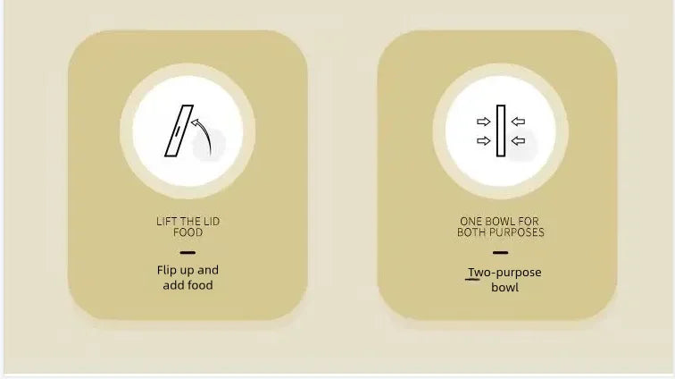 Automatic Pet Feeder and Water Dispenser – Integrated Food & Water Bowl for Cats and Dogs