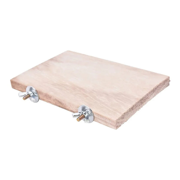 Wooden Jumping Platform & Perch Toy — Cage Accessory for Birds, Hamsters & Gerbils