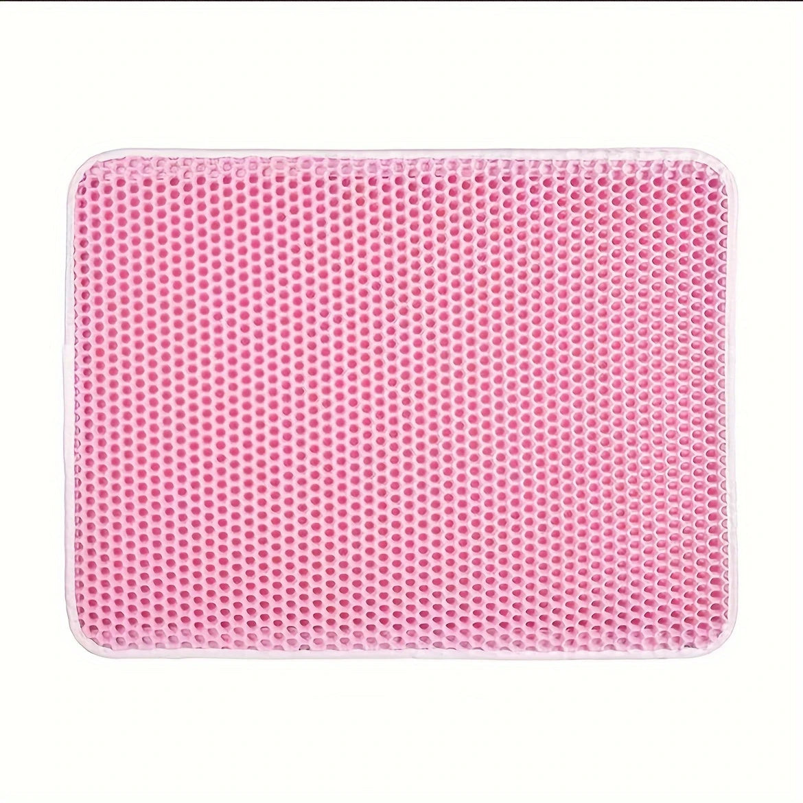 Large Cat Litter Mat with Honeycomb Double-Layer
