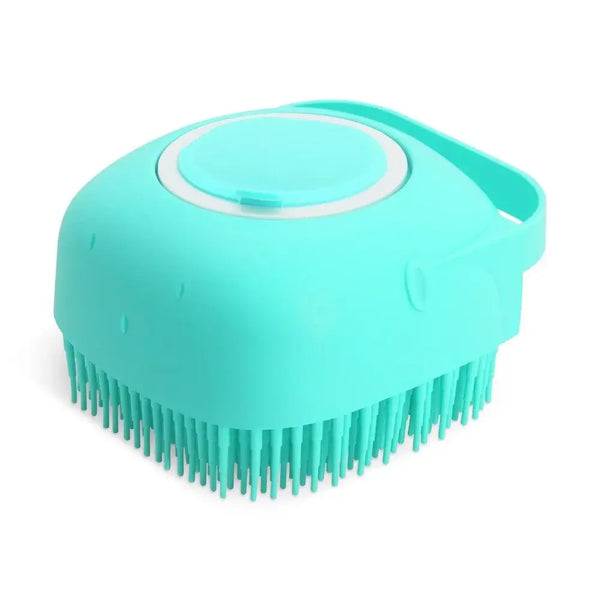Pet Bathing Shampoo Brush – Soft Silicone Dog & Cat Grooming Scrubber
