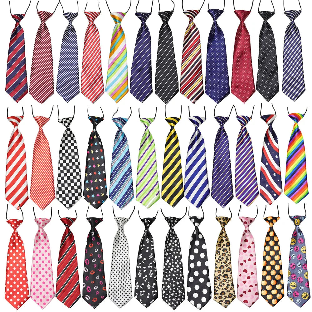 25/50pcs Elastic Dog Bow Ties