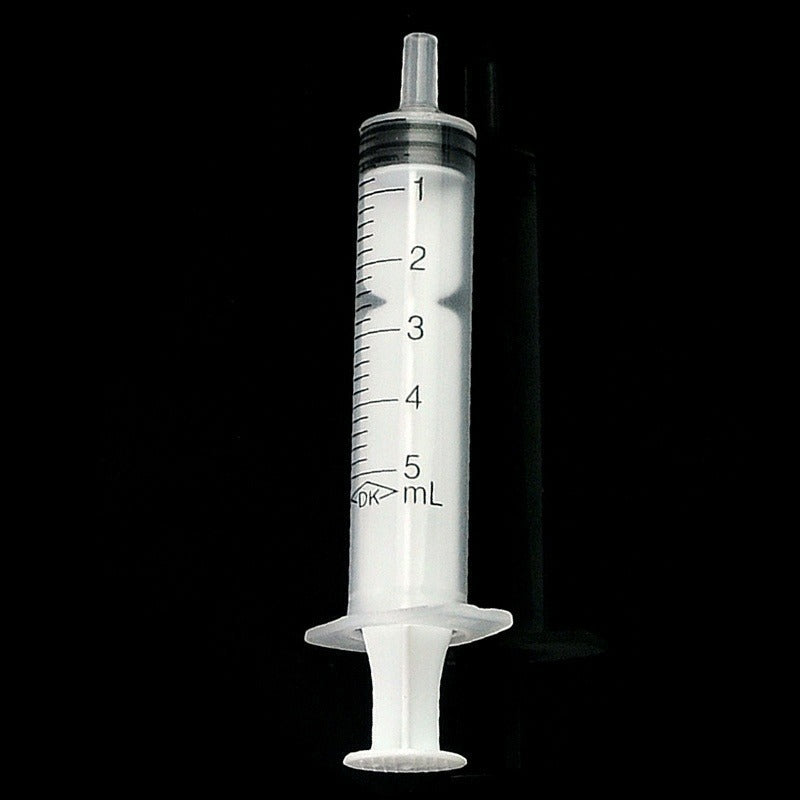 10pcs Disposable 5ml Plastic Syringes (No Needle) for Pet Feeding & Lab Use