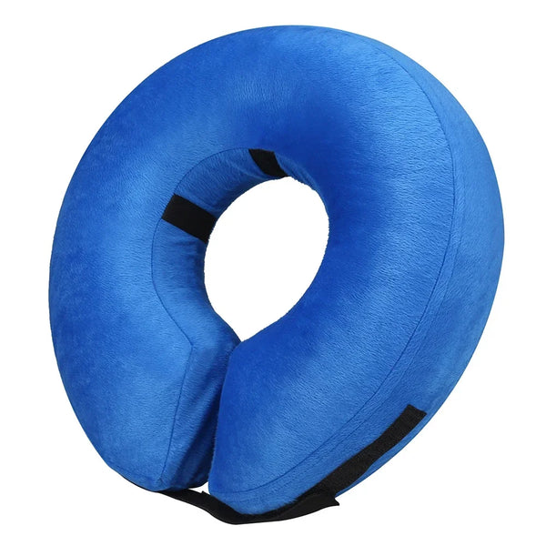 Protective Inflatable Dog Recovery Collar – Soft Pet Cone for Dogs and Cats