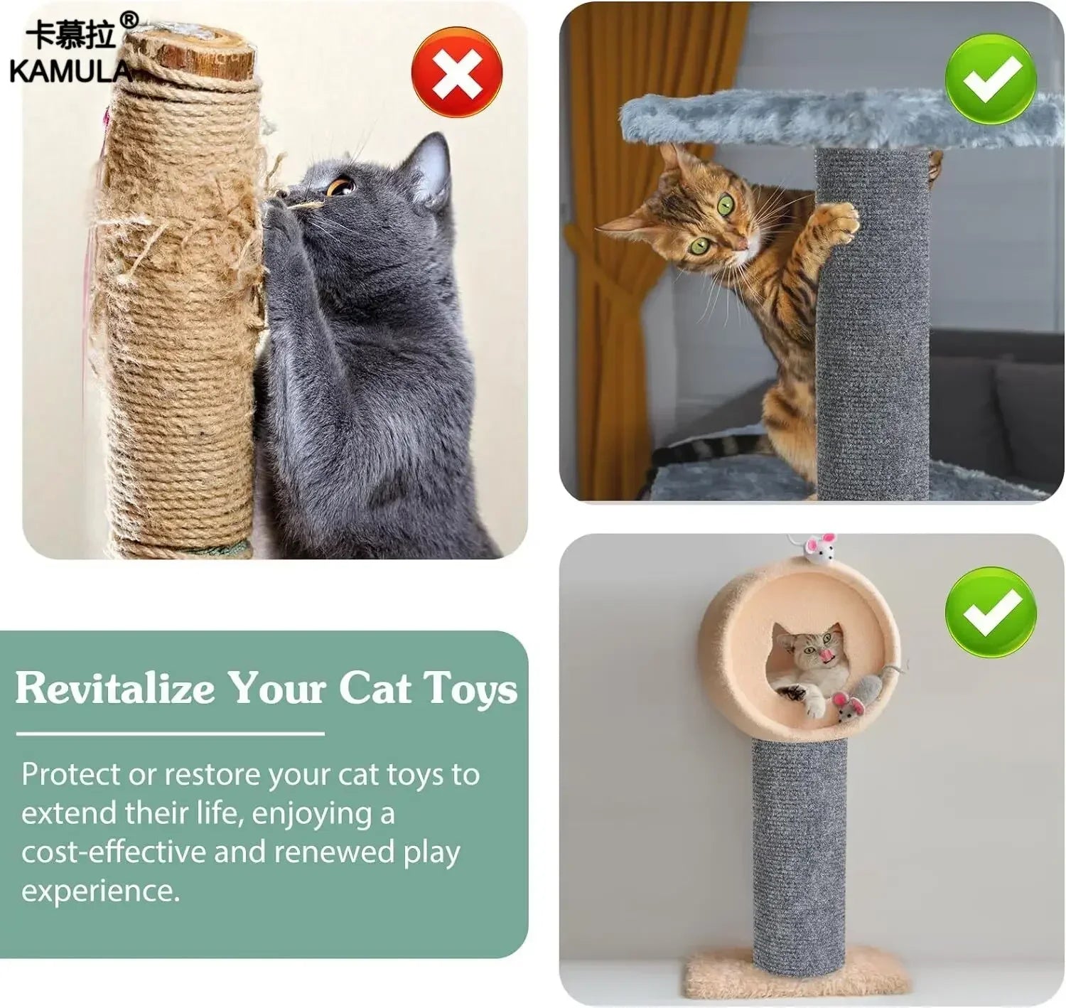 Self-Adhesive Cat Scratch Board & Sofa Protector Pad