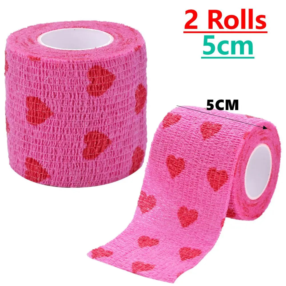 Pet Self-Adherent Elastic Bandage — Breathable, Non-Woven Wrap for Dogs & Cats